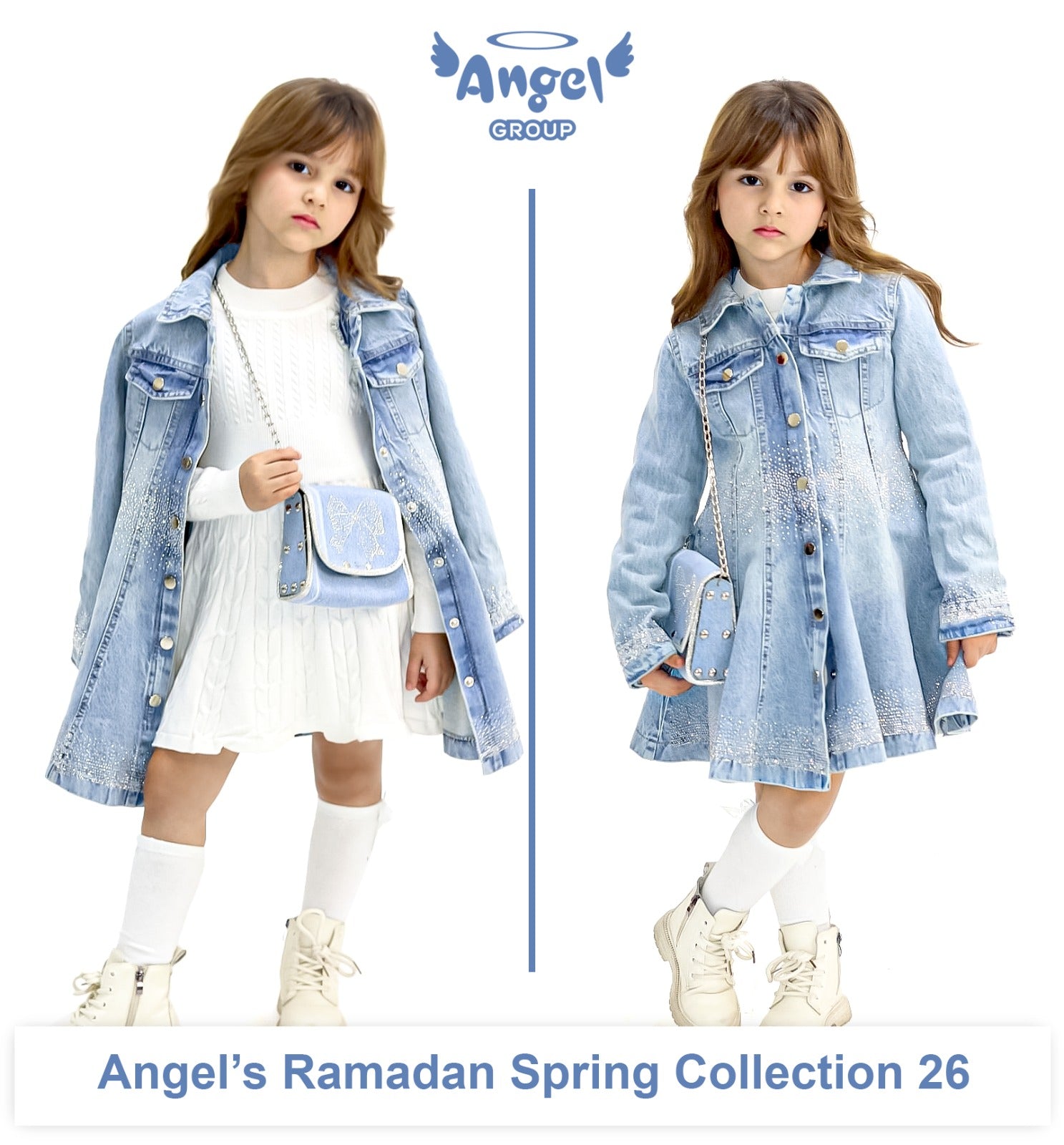 🤍فستان الاميرات انجل