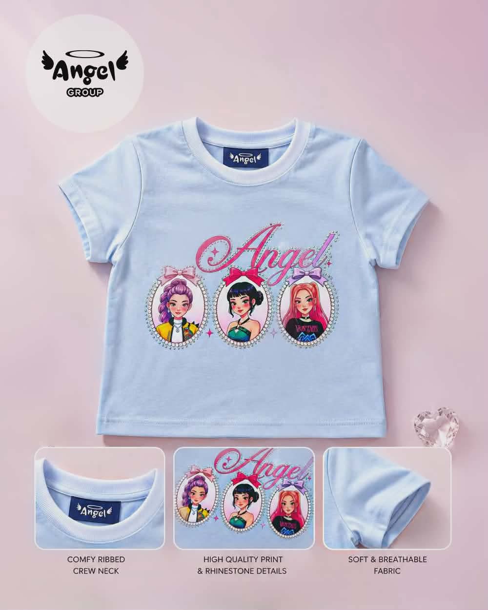 angel تيشرت بطبعه
